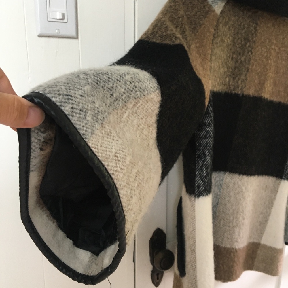 Nine West Crop Sleeve Wool Coat - Picture 8 of 13